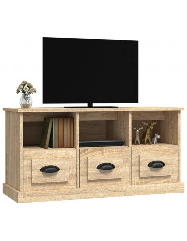 Mobile per TV Rovere Sonoma 100x35x50 cm in Legno Multistrato