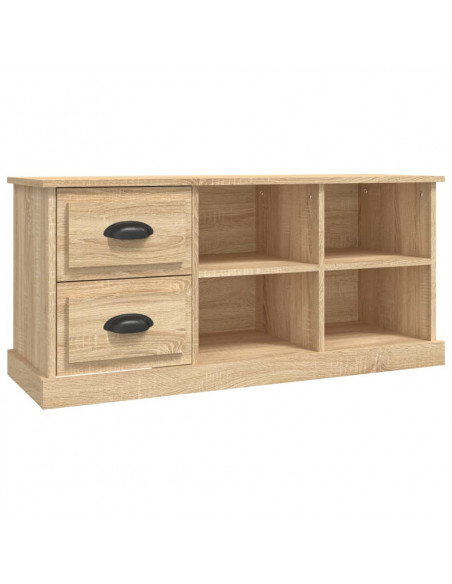 Mobile TV Rovere Sonoma 102x35,5x47,5 cm in Legno Multistrato