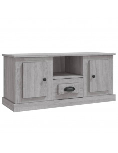 Mobile TV Grigio Sonoma 100x35,5x45 cm in Legno Multistrato 2