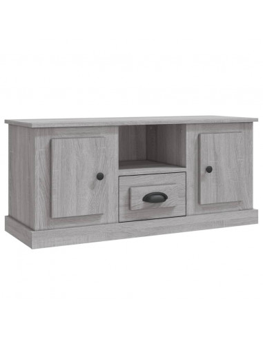 Mobile TV Grigio Sonoma 100x35,5x45 cm in Legno Multistrato
