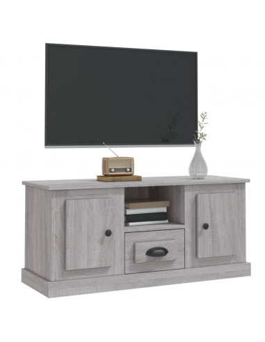 Mobile TV Grigio Sonoma 100x35,5x45 cm in Legno Multistrato