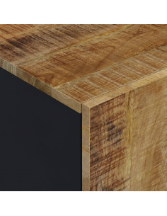 Mobile TV 80x33x46cm Legno Massello Mango e Legno Multistrato 2
