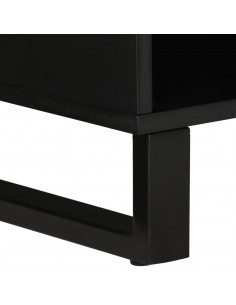 Mobile TV 100x33x46cm Legno Massello Mango e Legno Multistrato 2