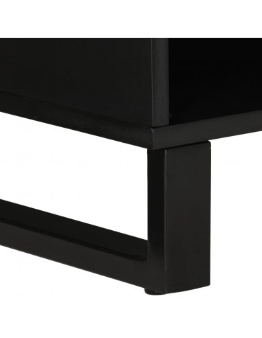 Mobile TV 100x33x46cm Legno Massello Mango e Legno Multistrato