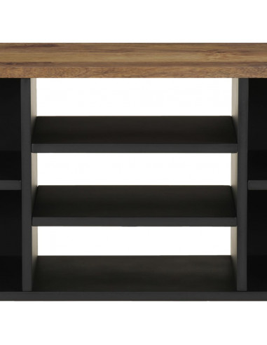 Mobile TV 100x33x46cm Legno Massello Mango e Legno Multistrato