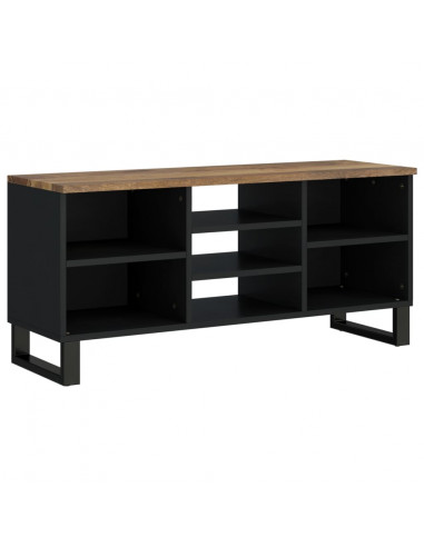 Mobile TV 100x33x46cm Legno Massello Mango e Legno Multistrato