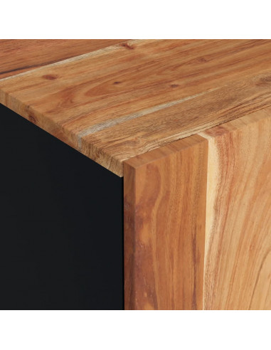 Mobile TV 105x33,5x46cm Legno Massello Acacia Legno Multistrato