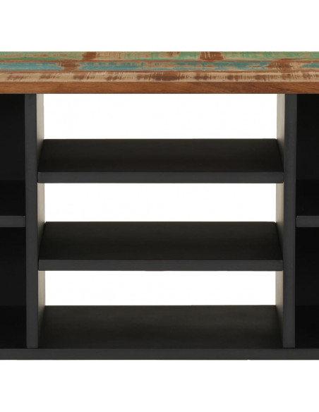 Mobile TV 100x33x46cm Legno Massello Recupero Legno Multistrato