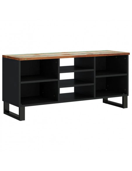 Mobile TV 100x33x46cm Legno Massello Recupero Legno Multistrato