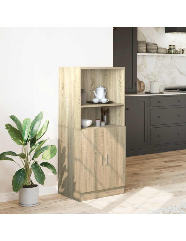 Mobile da Cucina Rovere Sonoma 57x41,5x131,5 cm in Truciolato