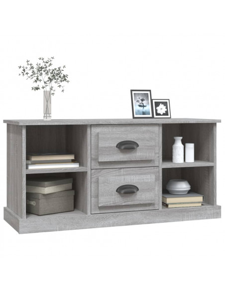 Mobile Porta TV Grigio Sonoma 99,5x35,5x48 cm Legno Multistrato