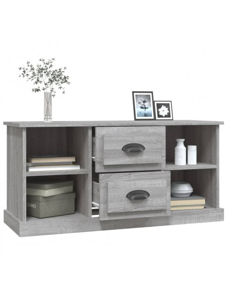 Mobile Porta TV Grigio Sonoma 99,5x35,5x48 cm Legno Multistrato
