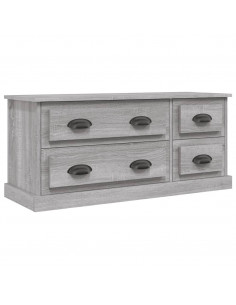 Mobile TV Grigio Sonoma 100x35,5x45 cm in Legno Multistrato 2
