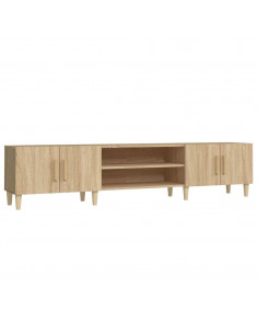 Mobile per TV Rovere Sonoma 180x31,5x40 cm in Legno Multistrato 2