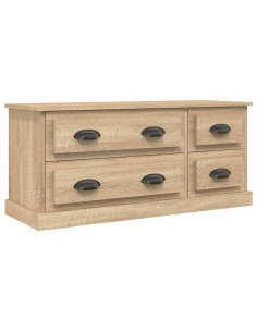 Mobile per TV Rovere Sonoma 100x35,5x45 cm in Legno Multistrato 2