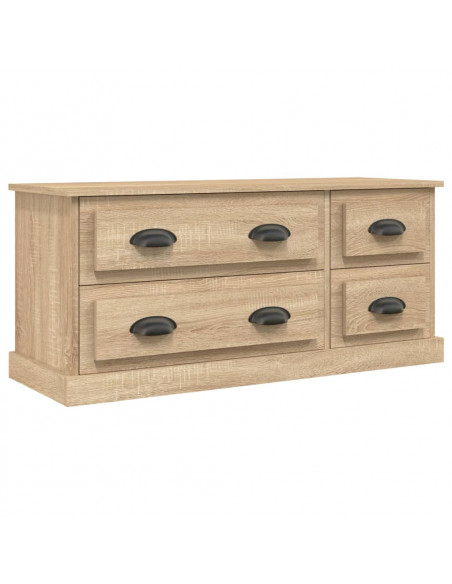 Mobile per TV Rovere Sonoma 100x35,5x45 cm in Legno Multistrato