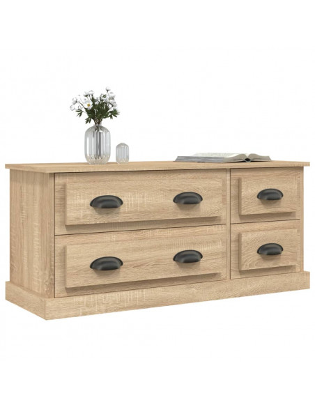 Mobile per TV Rovere Sonoma 100x35,5x45 cm in Legno Multistrato