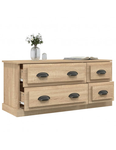 Mobile per TV Rovere Sonoma 100x35,5x45 cm in Legno Multistrato