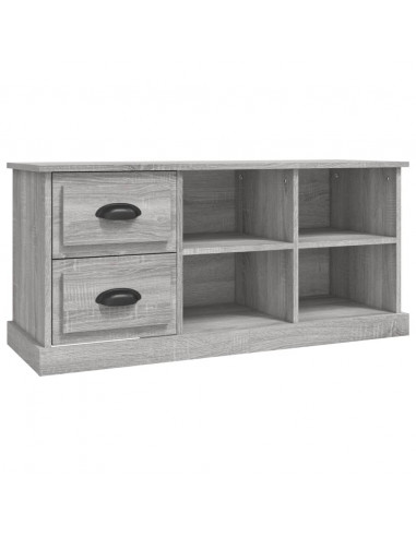 Mobile Porta TV Grigio Sonoma 102x35,5x47,5cm Legno Multistrato