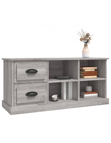 Mobile Porta TV Grigio Sonoma 102x35,5x47,5cm Legno Multistrato