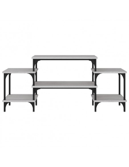 Mobile Porta TV Grigio Sonoma 117x35x52 cm in Legno Multistrato