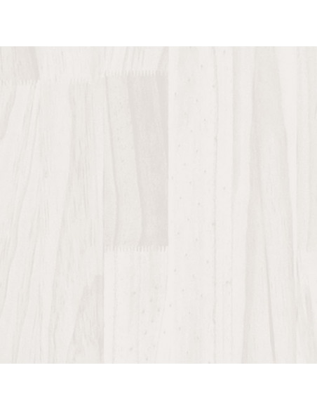Giroletto in Legno Massello Bianco 75x190 cm Small Single