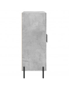 Credenza Grigio Cemento 69,5x34x90 cm in Legno Multistrato 2