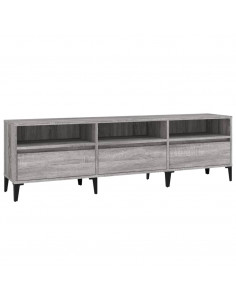 Mobile Porta TV Grigio Sonoma 150x30x44,5 cm Legno Multistrato 2