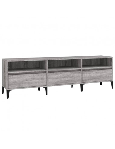 Mobile Porta TV Grigio Sonoma 150x30x44,5 cm Legno Multistrato