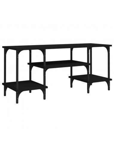 Mobile Porta TV Nero 102x35x45,5 cm in Legno Multistrato