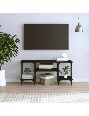 Mobile Porta TV Nero 102x35x45,5 cm in Legno Multistrato