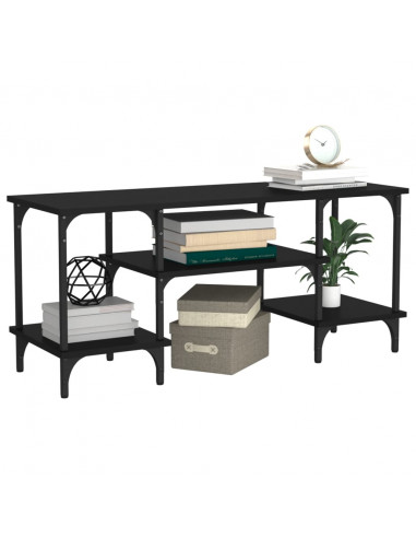 Mobile Porta TV Nero 102x35x45,5 cm in Legno Multistrato