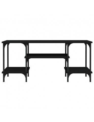 Mobile Porta TV Nero 102x35x45,5 cm in Legno Multistrato