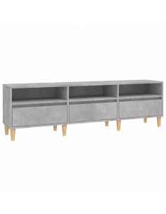 Mobile TV Grigio Cemento 150x30x44,5 cm Legno Multistrato 2