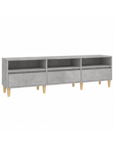 Mobile TV Grigio Cemento 150x30x44,5 cm Legno Multistrato