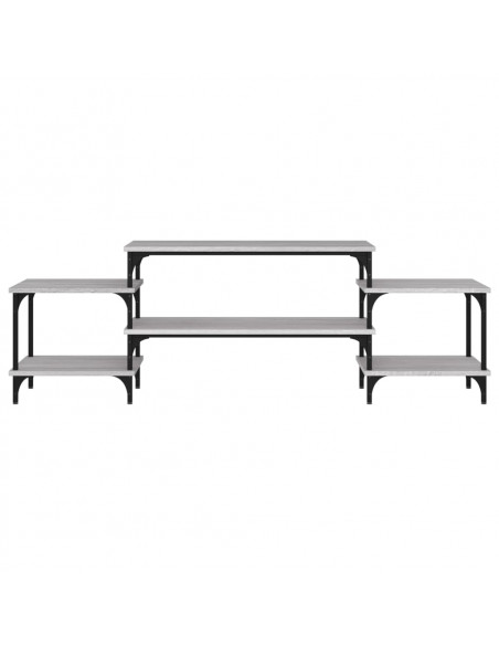Mobile Porta TV Grigio Sonoma 157x35x52 cm in Legno Multistrato