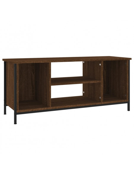 Mobile TV Rovere Marrone 102x35x45 cm in Legno Multistrato