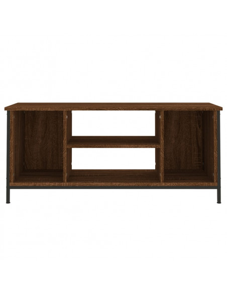 Mobile TV Rovere Marrone 102x35x45 cm in Legno Multistrato