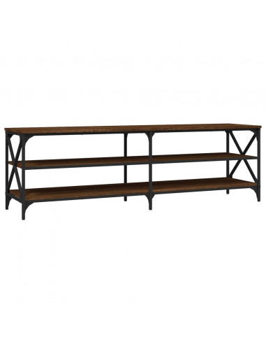 Mobile Porta TV Rovere Marrone 160x40x50 cm Legno Multistrato