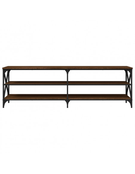 Mobile Porta TV Rovere Marrone 160x40x50 cm Legno Multistrato