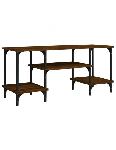 Mobile Porta TV Rovere Marrone 102x35x45,5 cm Legno Multistrato