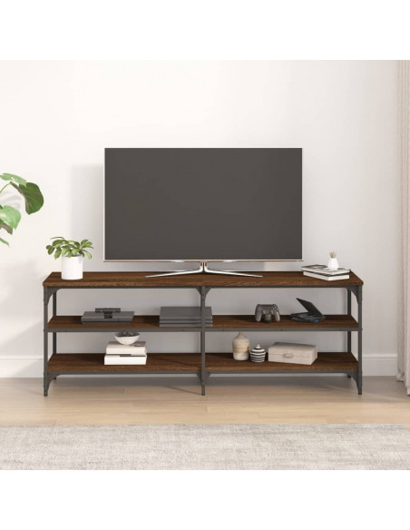 Mobile Porta TV Rovere Marrone 140x30x50 cm Legno Multistrato