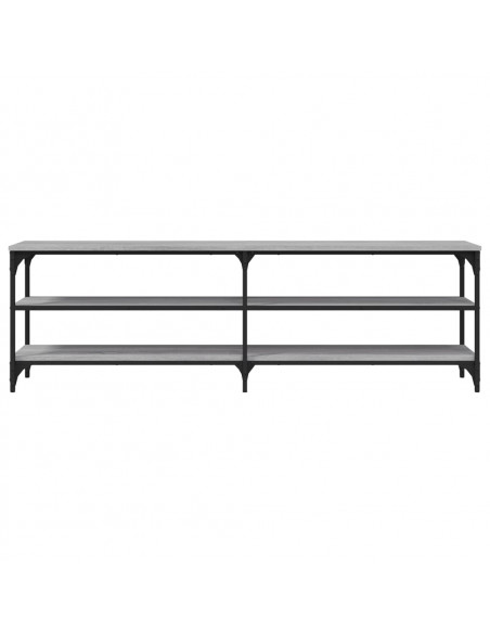 Mobile Porta TV Grigio Sonoma 160x30x50 cm in Legno Multistrato