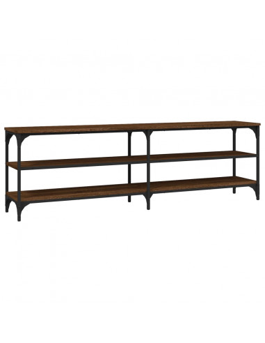 Mobile Porta TV Rovere Marrone 160x30x50 cm Legno Multistrato