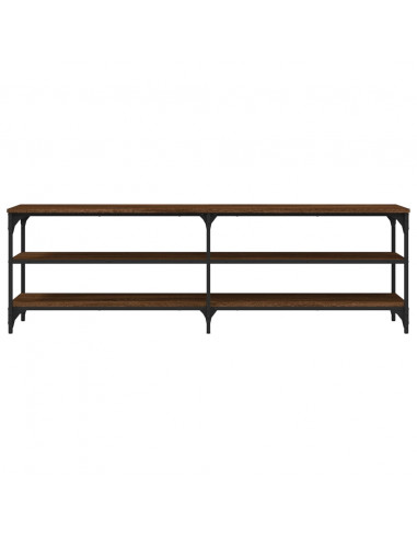Mobile Porta TV Rovere Marrone 160x30x50 cm Legno Multistrato