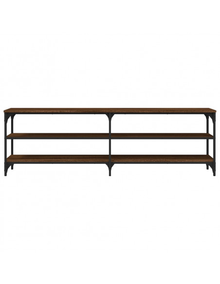 Mobile Porta TV Rovere Marrone 160x30x50 cm Legno Multistrato