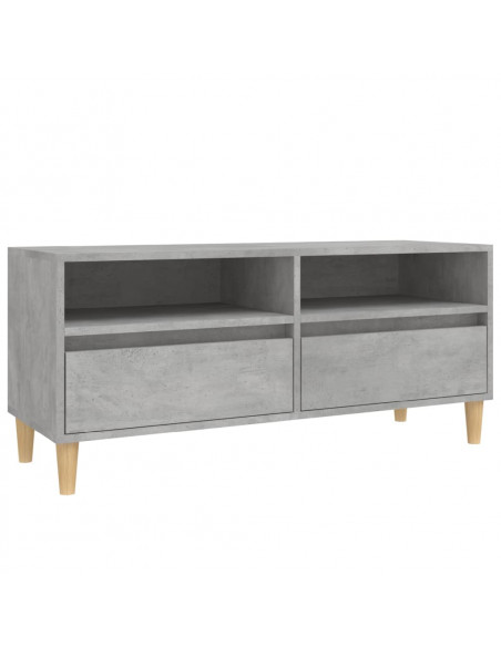 Mobile per TV Grigio Cemento 100x34,5x44,5 cm Legno Multistrato