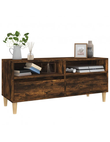 Mobile TV Rovere Fumo 100x34,5x44,5 cm in Legno Multistrato