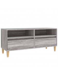 Mobile Porta TV Grigio Sonoma 100x34,5x44,5cm Legno Multistrato 2