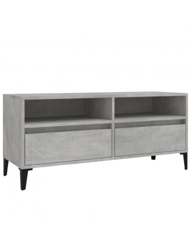 Mobile per TV Grigio Cemento 100x34,5x44,5 cm Legno Multistrato